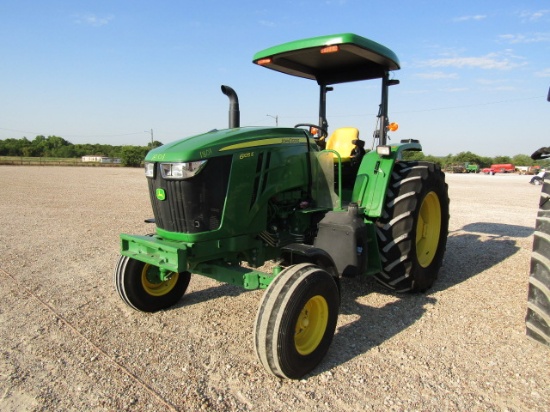 1801 6105E JOHN DEERE 2 POST 2WD 10.00X16SL 460/85R34 5445HRS 2019 MODEL
