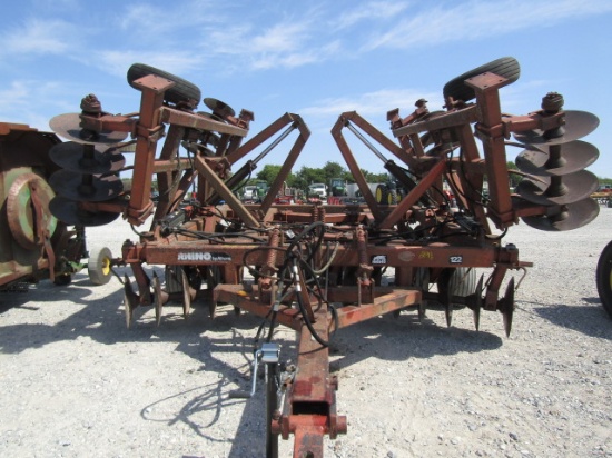 8545 122 ATHENS RHINO HYD WING FOLD DISK PLOW S/N:129068