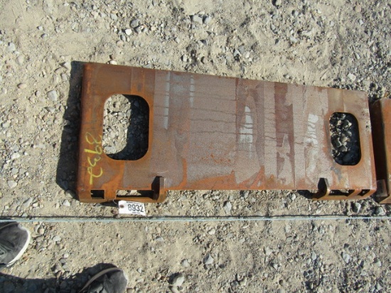 8932 MNT PLATE FOR SKID STEER