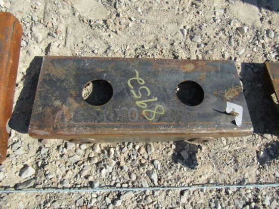 8952 MINI SKID STEER MNT. PLATE S/N:F20149