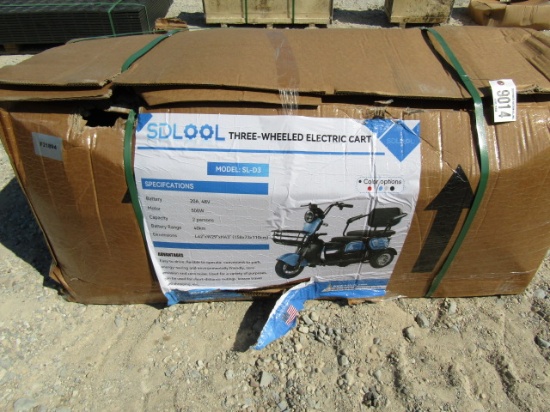 9014 Sdl00l Three Wheel Electric Cart