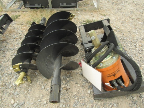 8650 LANDHONOR HYD AUGER W/2 BITS S/N:HL-00697