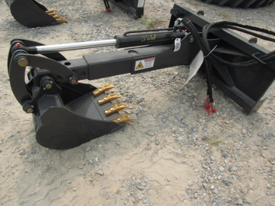8661 LANDHONOR HYD BACKHOE FOR SKID STEER S/N:HL-00750