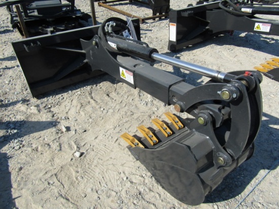 8763 LANDHONOR HYD BACKHOE FOR SKID STEER S/N:HL-00895