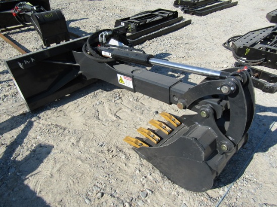 8766 LANDHONOR HYD BACKHOE FOR SKID STEER S/N:HL-00891