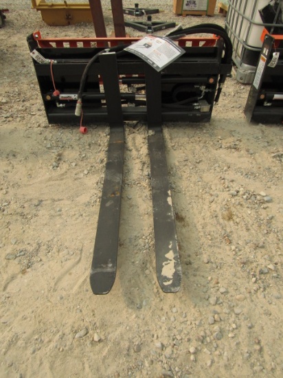 8838 WOLVERINE HYD PALLET FORKS S/N:ZW-00512