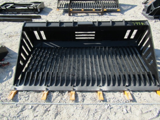 8901 GIYI SKID STEER ROCK BUCKET S/N:CD-YSCD2608019
