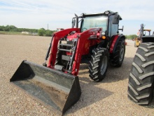 1906 4707 MASSEY FERGUSON C/A MFD W/931X MASSEY FERGUSON LOADER 320/85R24 420/85/R30 1037HRS 1037 S/