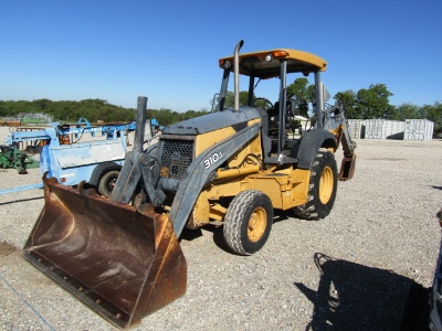 1908 310j John Deere 4 Post Backhoe 2WD 19.5x24 2008 Model S/N:T0310jx157500
