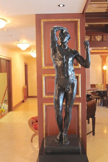 A. Rodin  Bronze Sculpture of Adam Standing
