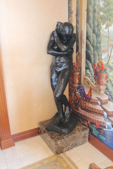 A. Rodin Bronze Sculpture of Eve Standing