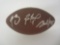 Bart Starr Aaron Rodgers Brett Favre Packers signed brown football PSAS COA