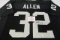 Marcus Allen Oakland Raiders signed football jersey w/inscription GA COA