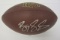 Barry Sanders Detroit Lions signed brown football PAAS COA