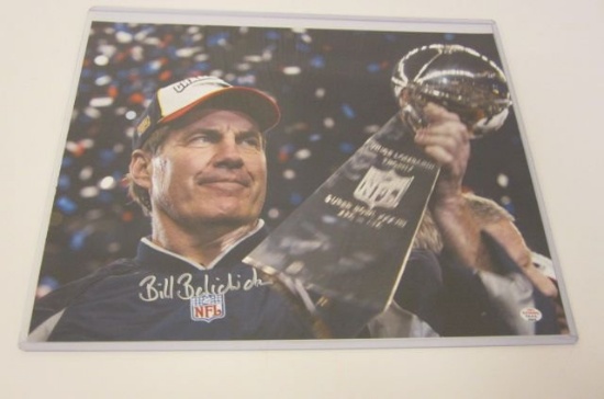 Bill Bellichick New England Patriots signed autographed 11x14 photo PAAS COA