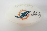Dan Marino Miami Dolphins signed autographed logo football PSAS COA