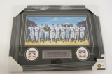 Ted Williams Mickey Mantle signed 500 Home Run Club framed matted photo 11 signatures COA