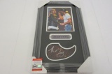 Tim McGraw Faith Hill signed autographed framed matted guitar Pick Guard PSAS COA