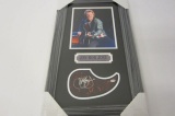 Jon Bon Jovi signed autographed framed matted guitar pick guard COA