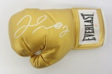 Floyd Mayweather signed autographed gold boxing glove PSAS COA