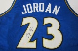 Michael Jordan Washington Wizards signed basketball jersey COA