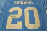 Barry Sanders Detroit Lions signed autographed jersey GA COA