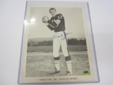 Frank Ryan Cleveland Browns signed vintage 8x10 B&W photo CAS COA