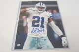 Ezekiel Elliott Dallas Cowboys signed autographed 11x14 photo PAAS COA