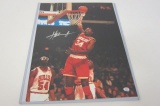 Hakeen Olajuwon Houston Rockets signed autographed 11x14 photo PAAS COA
