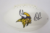 Dalvin Cook Minnesota Vikings signed autographed logo football PAAS COA