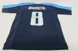 Marcus Mariota Tennessee Titans signed autographed jersey PAAS COA