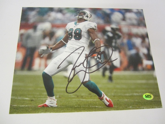 Jason Taylor Miami Dolphins signed autographed 8x10 photo CAS COA