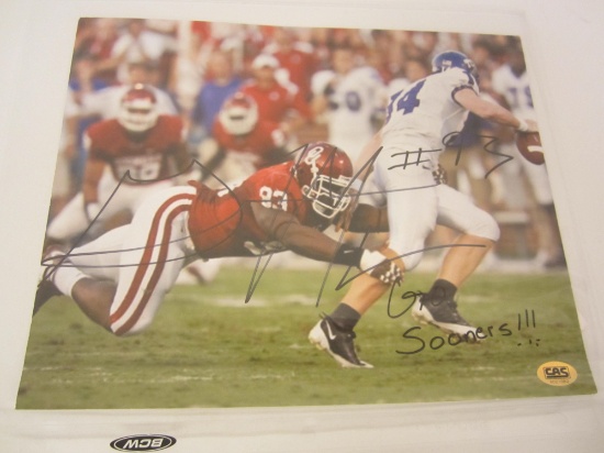 Gerald McCoy Oklahoma Sooners signed autographed 8x10 photo CAS COA