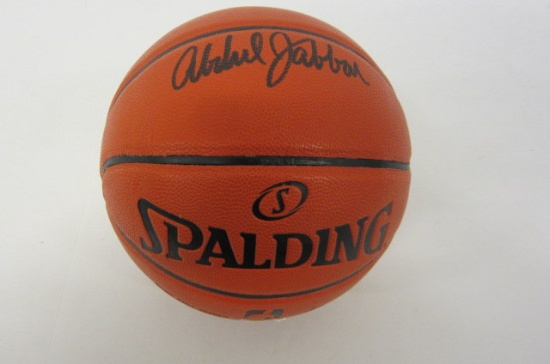 Kareem Abdul-Jabar LA Lakers signed autographed Basketball Certified Coa