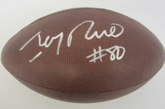 Jerry Rice San Francisco 49ers signed autographed Football Certified Coa