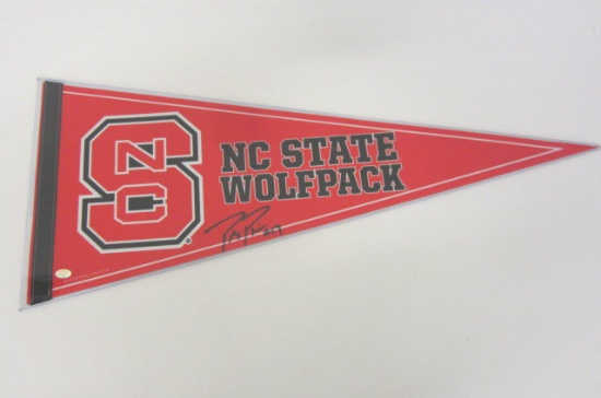 Phillip Rivers North Carolina State Wolfpack signed autographed Pennant Certified Coa