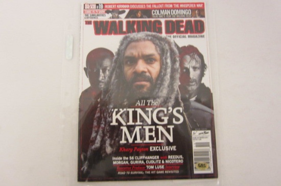 Khary Payton Walking Dead signed autographed magazine CAS COA