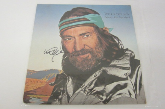 Willie Nelson signed autographed Vinyl Record Album Certified Coa