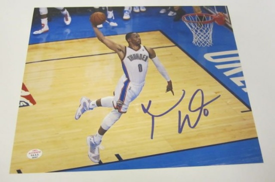 Russell Westbrook Oklahoma City Thunder signed autographed 8x10 photo PAAS Coa