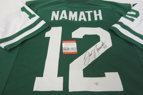 Joe Namath New York Jets signed autographed jersey Certified Coa