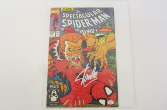 Stan Lee Spectacular Spiderman signed autographed comic book PAAS COA