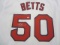 Mookie Betts Boston Red Sox Hand Signed Autographed Jersey Paas Certified.