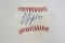 Cody Allen Cleveland Indians signed autographed baseball JSA Coa