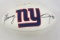 Eli Manning & Odell Beckham Jr New York Giants signed autographed Logo Football PAAS Coa