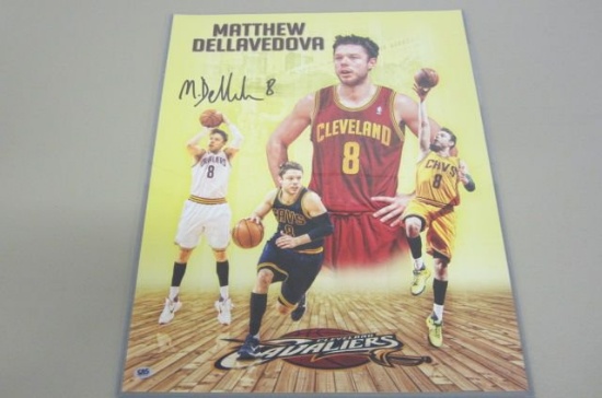 Matthew Dellavedova Cleveland Cavaliers signed autographed 16x20 photo CAS COA