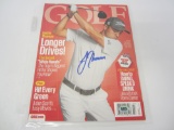 Justin Thomas PGA golfer signed autographed magazine CAS COA
