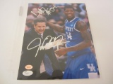 John Calipari DeAndre Liggins Kentucky signed autographed 8x10 color photo PSAS COA