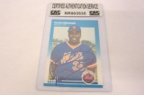 Kevin Mitchell New York Mets signed autographed card COA