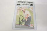Paul Azinger  signed autographed PGA card CAS COA