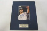 Don Mattingly New York Yankees signed autographed matted 3x5 photo Certified Coa